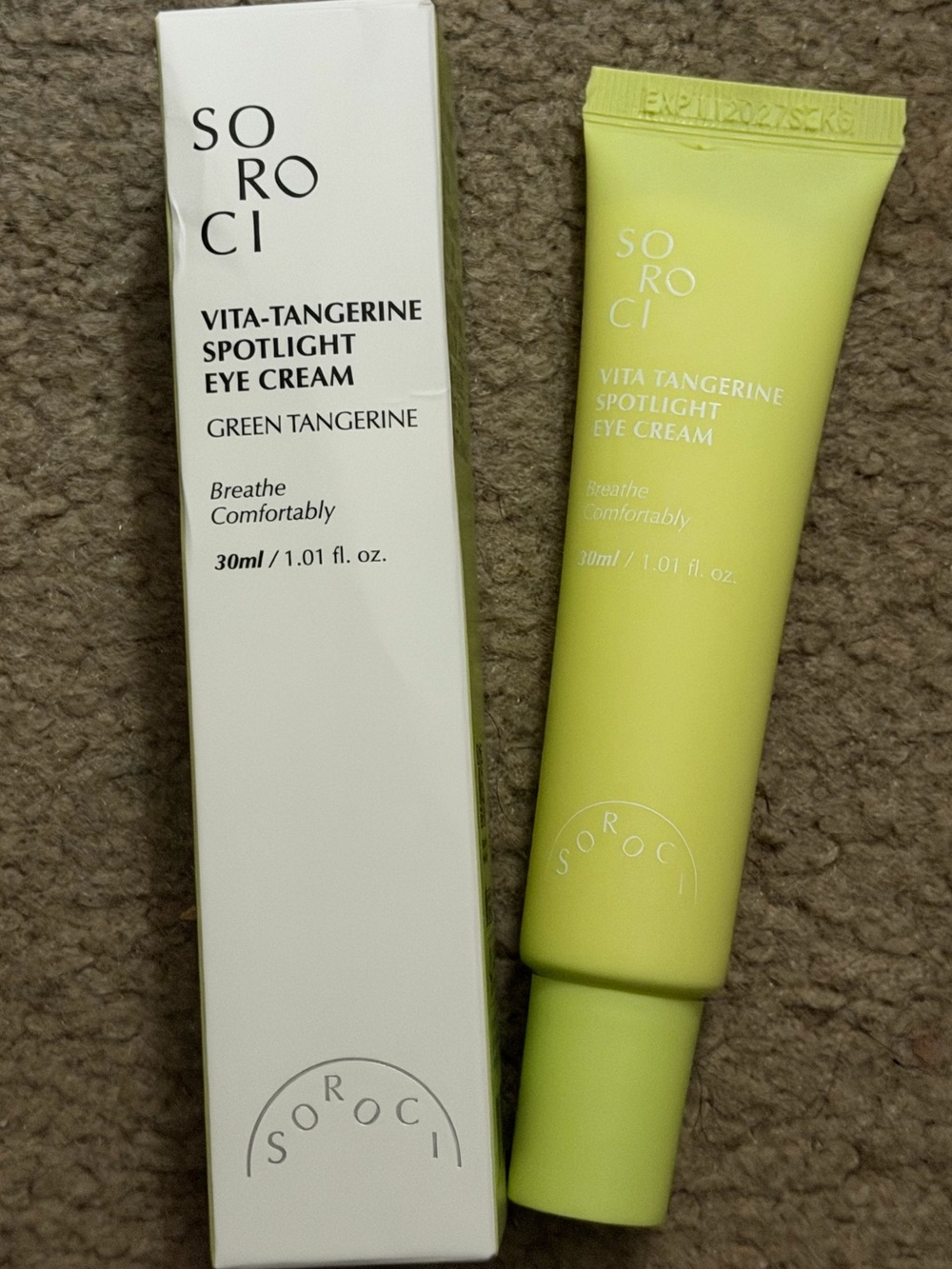 Soroci Vita-Tangerine Spotlight Eye Cream New in Package